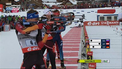 БИАТЛОН Суперфиниш! ШИПУЛИН vs ШЕМП (Анси 2013 Эстафета)