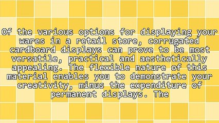 The Best Features of Corrugated Cardboard Displays