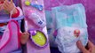 Baby Doll Plays Peek-A-Boo, Drinks Bottle & Eats in High Chair with Little Mommy DisneyCarToys