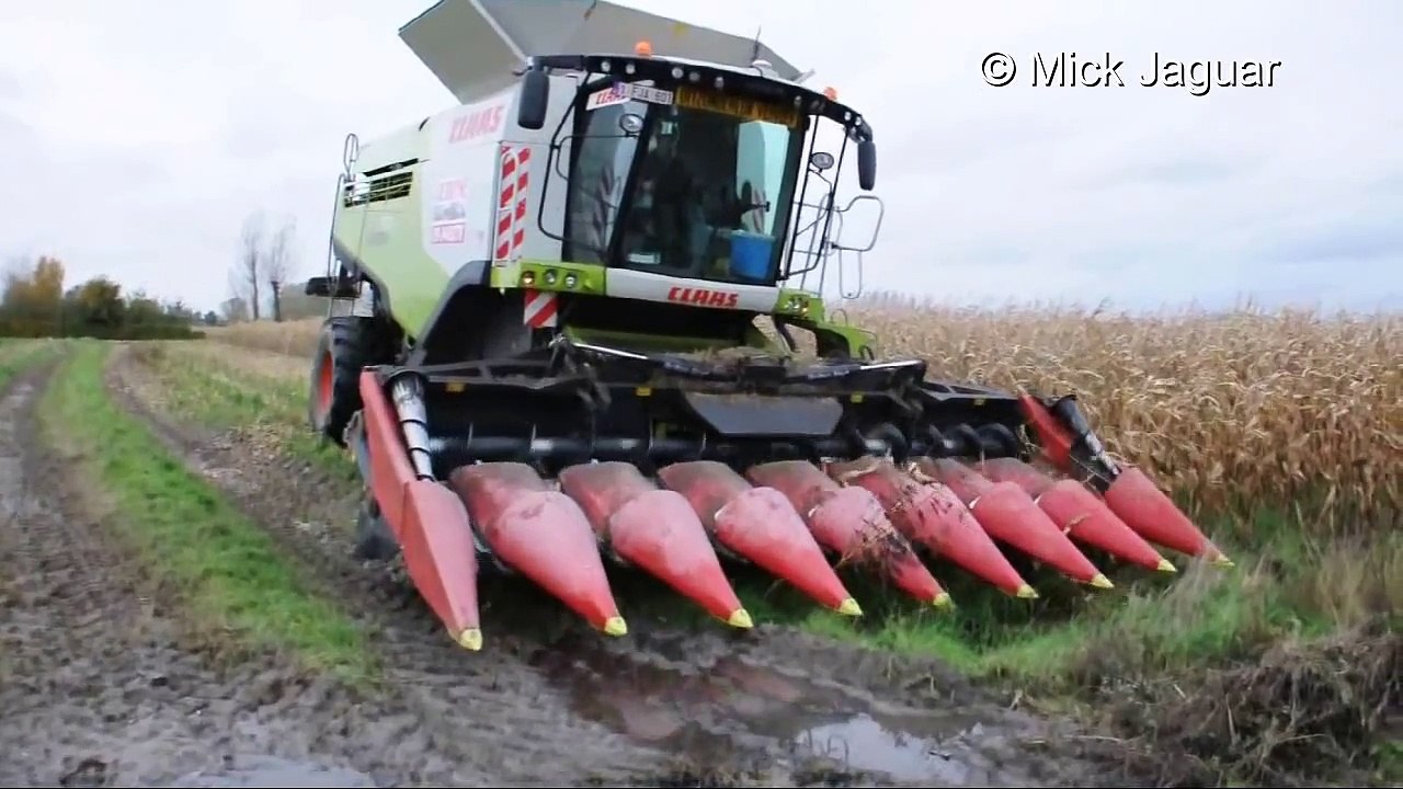 Claas Lexion 770 TT Loonw. De Bruyne mais dorsen 2013