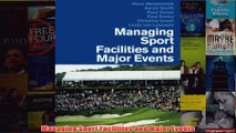 Download PDF  Managing Sport Facilities and Major Events FULL FREE