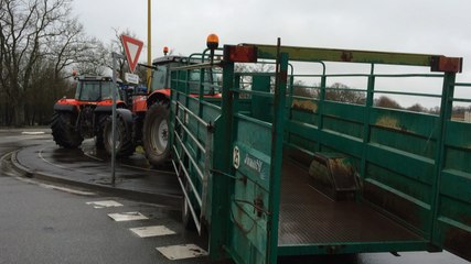 Les agriculteurs manifestent à Montaigu