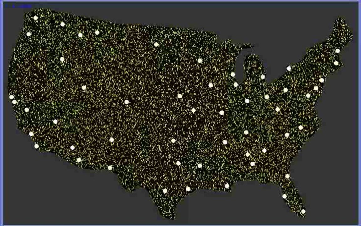 Slime Mold Map