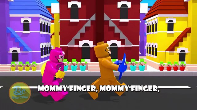 LEGO Captain America Finger Family | Nursery Rhymes | 3D Animation In HD From Binggo Channel