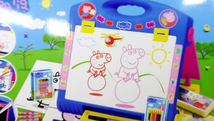 Peppa Pig Table Top Easel Activity Set Peppapig Chalkboard Coloring Drawing Play Set Full Episode