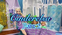 Elsa CINDERELLA Story Cinder-Elsa Disney Princess Carriage Frozen Kids PART 2 DisneyCarToys