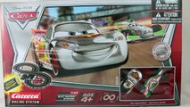 Cars 2 Silver Racer Slot Racing Track Lightning McQueen Carrera Racing System Piston Cup