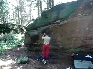 escalade traversé bloc 5a