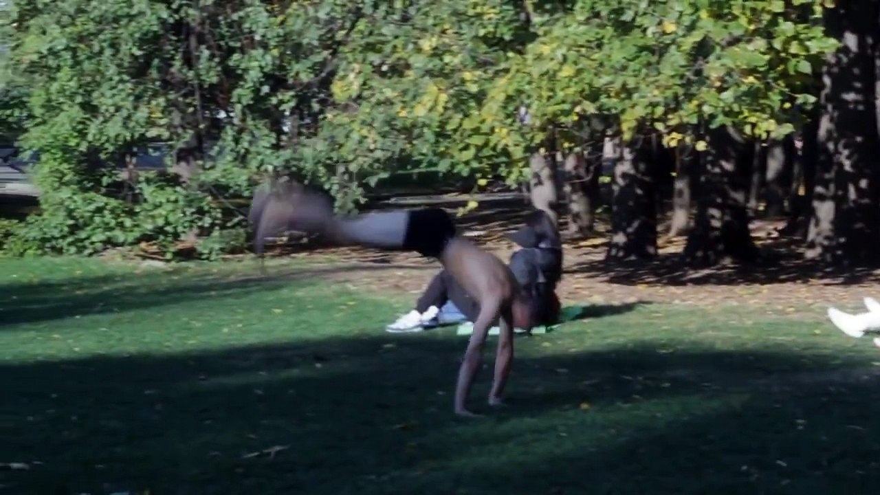 Taking Off Clothes While Backflipping