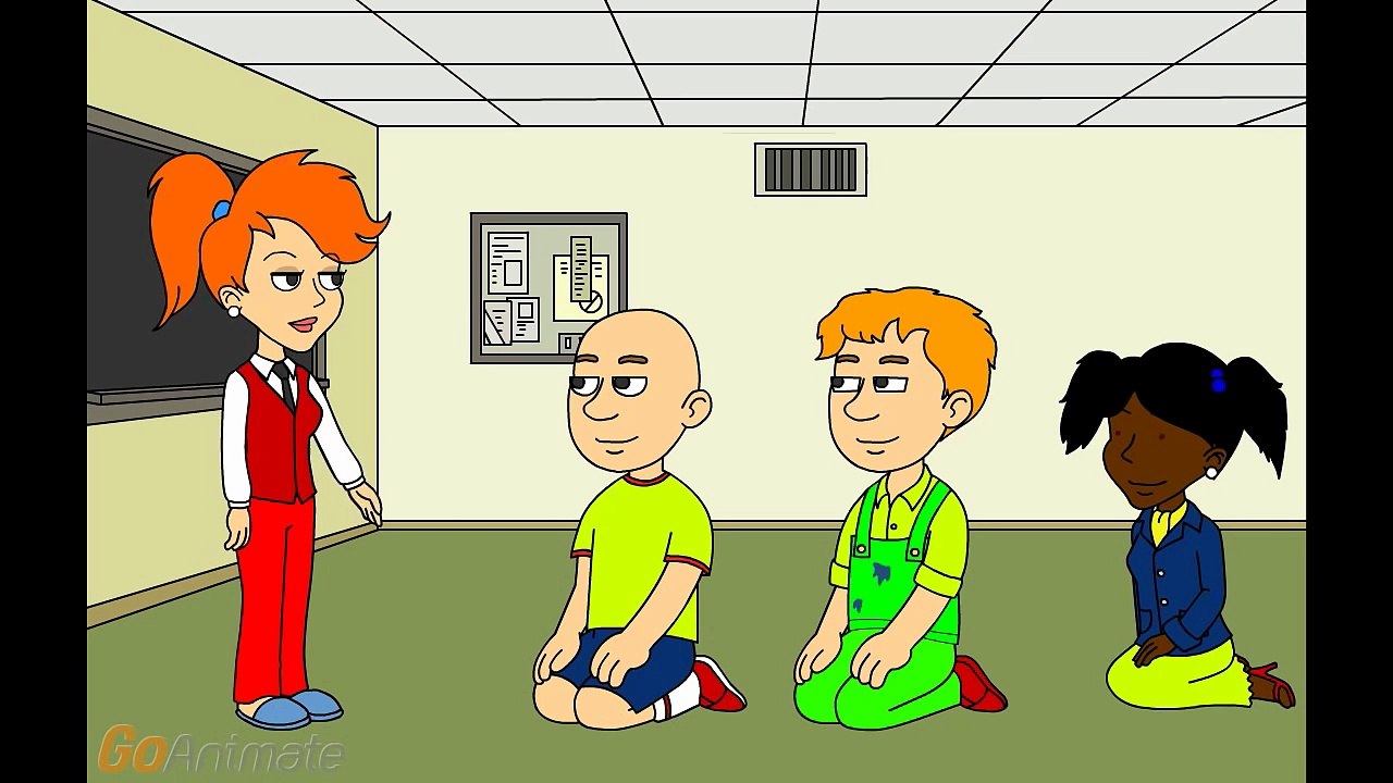 CAILLOU GO FAST AND GETS UNGROUNDED