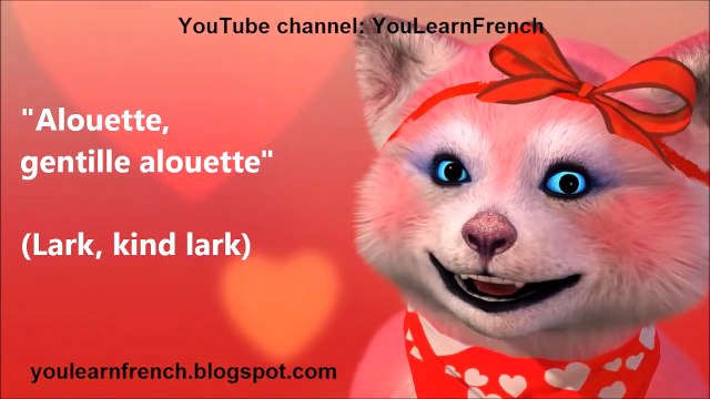ALOUETTE GENTILLE ALOUETTE Comptines Chansons pour enfants French songs for kids English subtitles