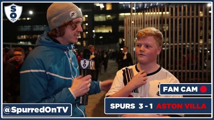 Champions League Without A Doubt! | Spurs 3 -1 Aston Villa Fancam | Spurred On