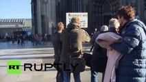 Cologne naked protest: Swiss artist performs nude after NYE sex assaults