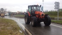 Manifestation des agriculteurs dans la Sarthe