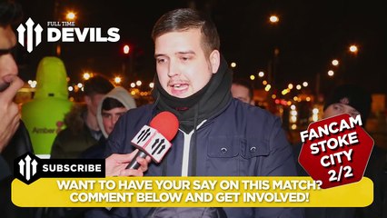 Fellaini Was The Man! | Manchester United 3-0 Stoke City | FANCAM