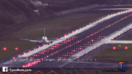 Des atterrissages terrifiants à Madère à cause du vent