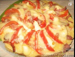 Домашняя пицца на скорую руку