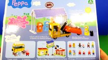 Peppa Pig Grandad Dog Garage and Tow Truck Peppapig George Pig 12 Piece Toy