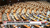 Marathon filibuster session continues, possibly jeopardizing electoral map bill