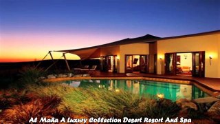 Hotels in Dubai Al Maha A Luxury Collection Desert Resort And Spa