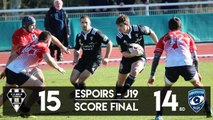 Espoirs J19 : retour sur la victoire face à Montpellier