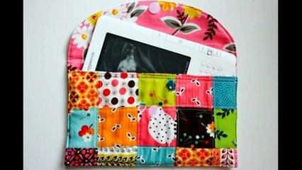 Кошельки из лоскутков ткани