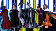 Top 5 Disney Villains 2015 Finger Family | Nursery Rhyme for Children | 4K Video
