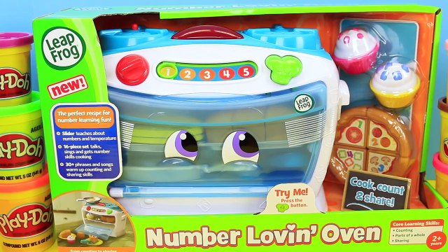 NEW Leap Frog Number Lovin Oven Learning Toy + Baking Play-Doh Sweet Treats with DisneyCarToys