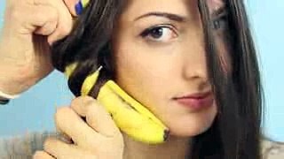 how to curl hair with bannana Fast HEATLESS curls with a Banana!- - beauty tips for girls