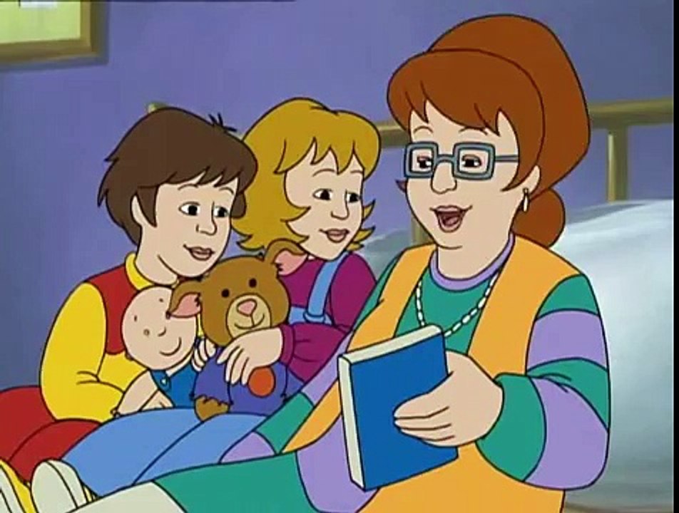 Caillou tiene miedo de la oscuridad