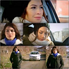 لحظة صدم إنجي لمنار بالسيارة لقطة جد مؤثرة