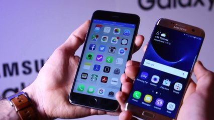 Samsung Galaxy S7 Edge vs iPhone 6S Plus - MWC 2016