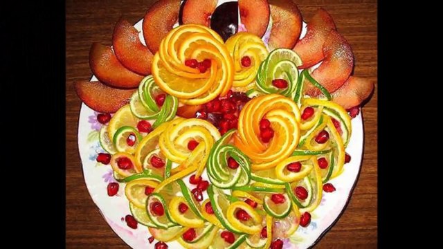 Красивая нарезка на стол