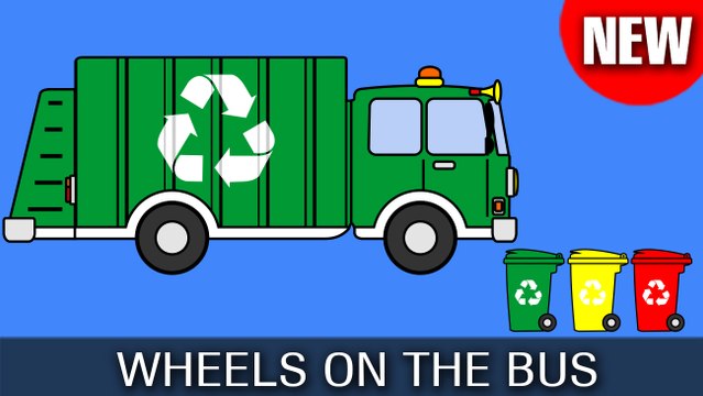 GARBAGE TRUCK | Wheels On The Bus | Learning Colors | Nursery Rhymes | HD Version from Ro Ri Ro