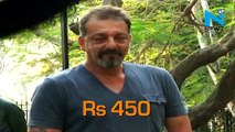 Sanjay Dutt to walk out with Rs 450 as salary