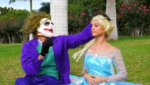 Spiderman vs Joker vs Frozen Elsa - Spiderman Rescues in Real Life - Fun Superheroes Movie