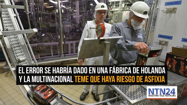 Retiran chocolates Mars, Milky Way y Snickers en 55 países tras hallazgo de trozo de plástico en una barra