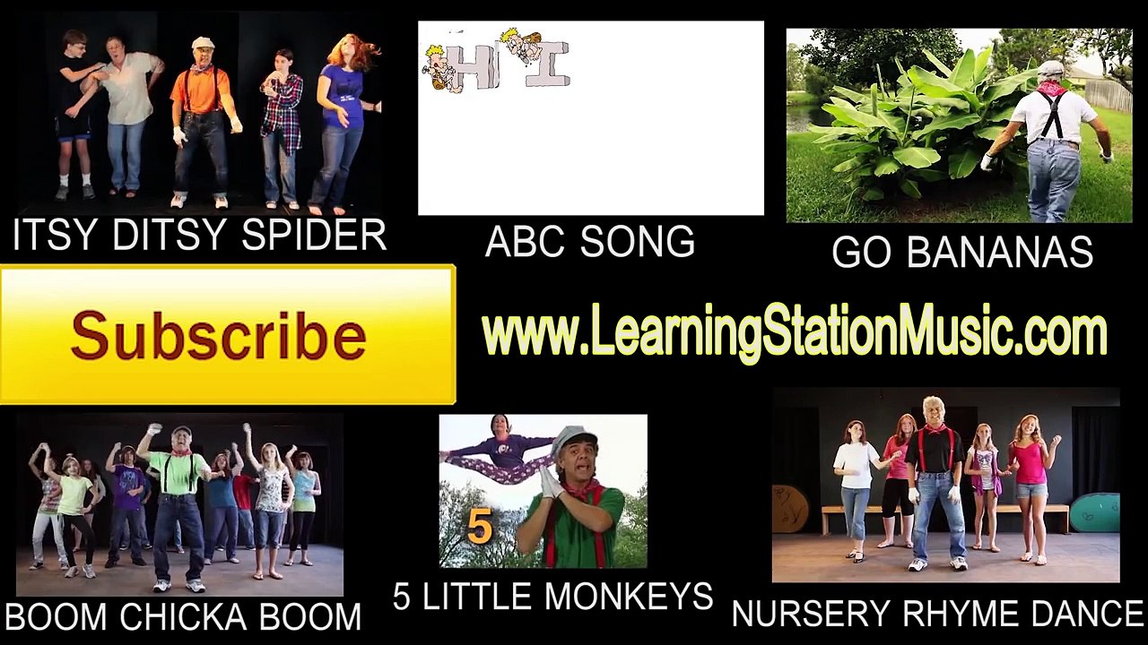 Head, Shoulders, Knees and Toes Childrens Nursery Rhyme Song by THE LEARNING STATION