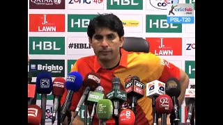 HBL PSL Post-Match Press Conference: Misbah ul Haq of Islamabad United