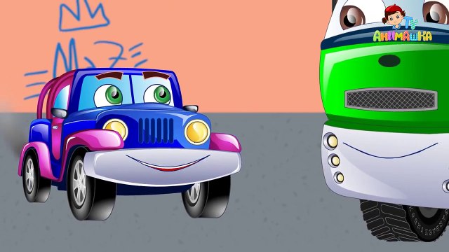 Машинки мультики. Мультик про Мусоровоз, Джипик и рабочие машины. Развивающие мультики для