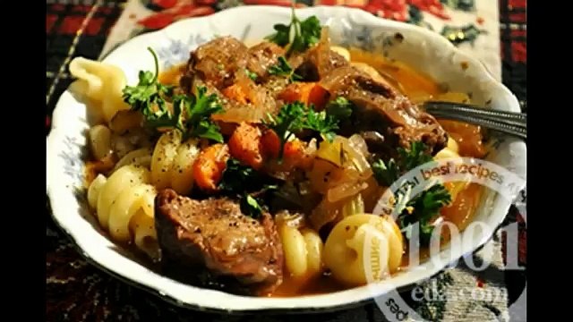 Говядина в красном вине