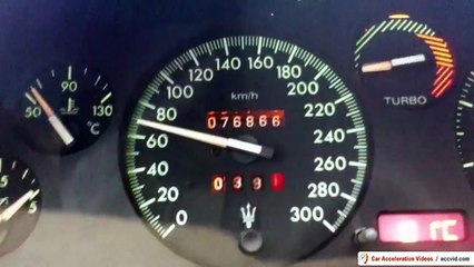 Maserati Ghibli II 1995 acceleration