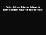 Download Papiros de Babel: Antologia de la poesia puertorriquena en Nueva York (Spanish Edition)