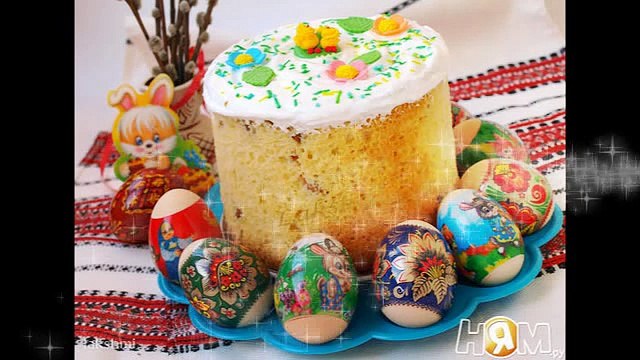 Пасхальные куличи на топлёном молоке