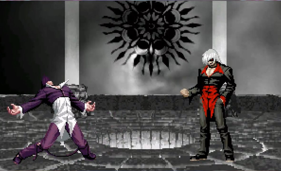 MUGEN WORLD,Omega Element vs Orochi Iori,los chars mas fuertes