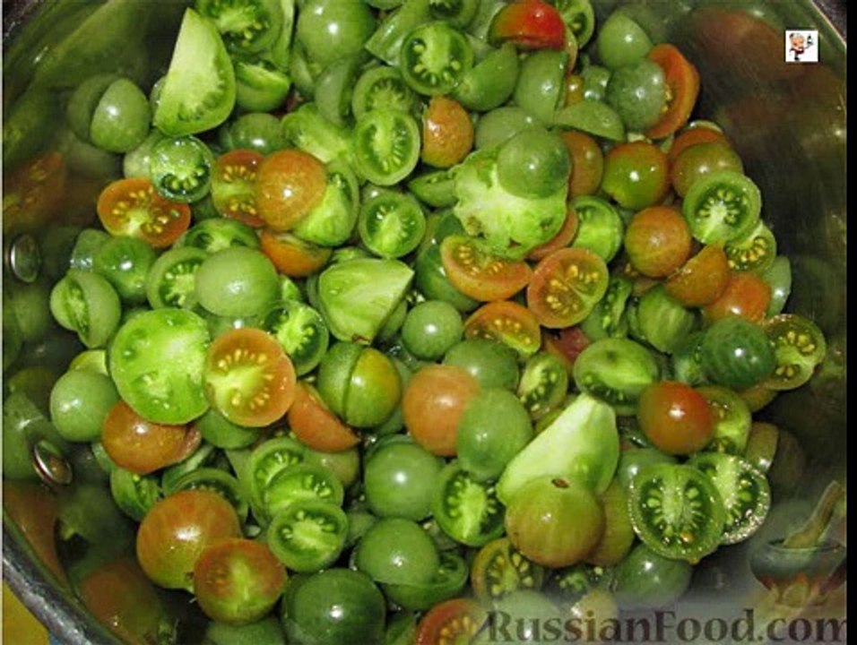 Консервация.Маринованные зеленые помидоры на зиму