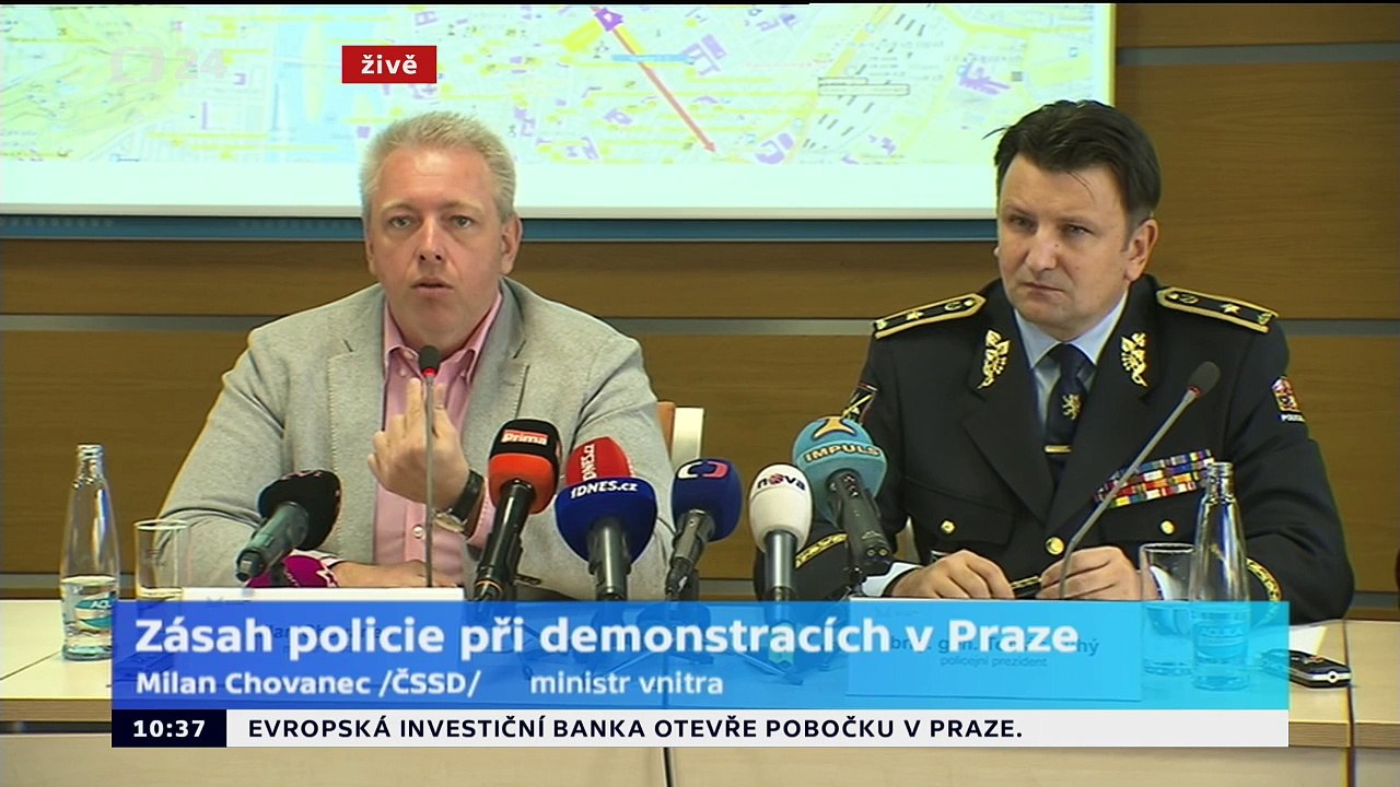 [AE News] Tisková konference MVČR k výsledkům vyšetřování zásahu policie při migrační demonstraci v Praze