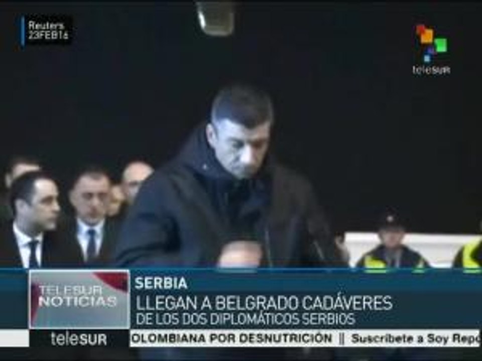 Llegan a Belgrado restos mortales de los dos serbios muertos en Libia