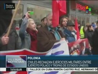 Polonia: rechazan ejercicios militares con tropas de EE.UU.