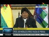 Critica Evo Morales que en Bolivia la derecha se mueva según intereses